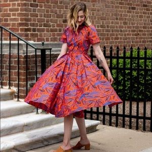 ALEXIS x TARGET TROPICAL LEAF SHIRTDRESS (NWT)